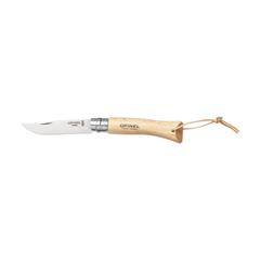 Vue Opinel Inox No 07 couteau de poche de couleur marron| Krokrodeal