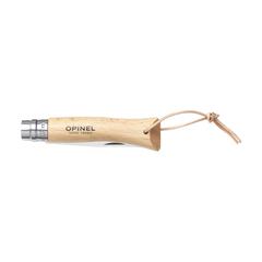 Vue Opinel Inox No 07 couteau de poche de couleur marron| Krokrodeal