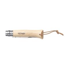 Vue Opinel Inox No 8 couteau de poche de couleur marron| Krokrodeal