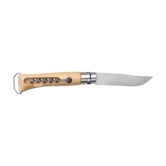 Vue Opinel No 10 Tire-Bouchon Décapsuleur de couleur marron| Krokrodeal