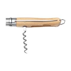 Vue Opinel No 10 Tire-Bouchon Décapsuleur de couleur marron| Krokrodeal