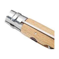 Vue Opinel No 10 Tire-Bouchon Décapsuleur de couleur marron| Krokrodeal