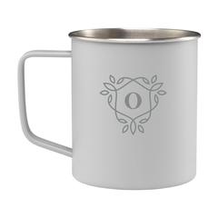 Vue Hutch 400 ml mug de couleur gris| Krokrodeal