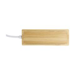 Vue Bamboo USB Hub de couleur marron| Krokrodeal