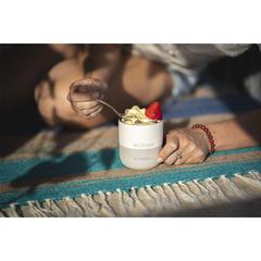 Vue Klean Kanteen Rise Recycled Lowball 296 ml de couleur beige| Krokrodeal