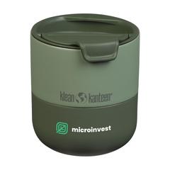 Vue Klean Kanteen Rise Recycled Lowball 296 ml de couleur vert| Krokrodeal