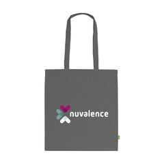 Vue Organic Cotton Shopper (140 g/m²) sac de couleur gris| Krokrodeal
