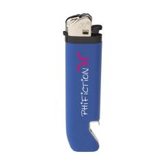 Vue Flint Opener briquet de couleur bleu| Krokrodeal