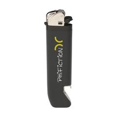 Vue Flint Opener briquet de couleur noir| Krokrodeal