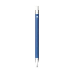 Vue Sfera Recycled Aluminium stylo de couleur bleu| Krokrodeal