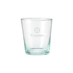 Vue Zuja Verre d'eau Recyclé 200 ml de couleur translucide| Krokrodeal