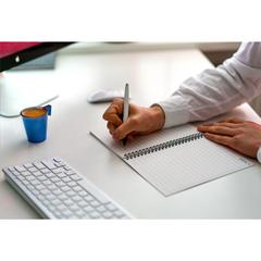 Vue MOYU Erasable Stone Paper Notebook carnet de couleur blanc| Krokrodeal