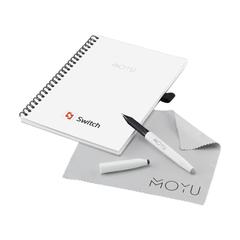 Vue MOYU Erasable Stone Paper Notebook carnet de couleur blanc| Krokrodeal
