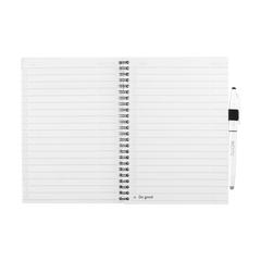 Vue MOYU Erasable Stone Paper Notebook carnet de couleur blanc| Krokrodeal