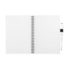 Vue MOYU Erasable Stone Paper Notebook carnet de couleur blanc| Krokrodeal