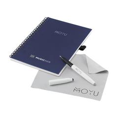 Vue MOYU Erasable Stone Paper Notebook carnet de couleur bleu| Krokrodeal