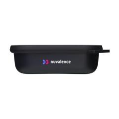 Vue Mepal Cirqula rectangulaire multi-usage 500 ml lunchbox de couleur noir| Krokrodeal