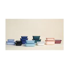Vue Mepal Cirqula rectangulaire multi-usage 500 ml lunchbox de couleur noir| Krokrodeal