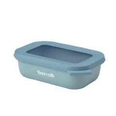 Vue Mepal Cirqula rectangulaire multi-usage 500 ml lunchbox de couleur vert| Krokrodeal