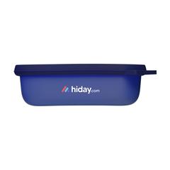 Vue Mepal Cirqula rectangulaire multi-usage 500 ml lunchbox de couleur bleu| Krokrodeal