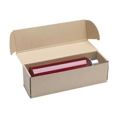 Vue Gift Box Kraft Paper Bouteille emballage cadeau de couleur marron| Krokrodeal