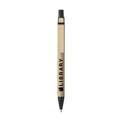 Vue PaperWrite stylo en carton de couleur noir| Krokrodeal