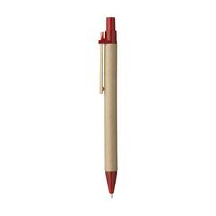 Vue PaperWrite stylo en carton de couleur rouge| Krokrodeal