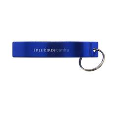 Vue Alu Opener porte-clés de couleur bleu| Krokrodeal