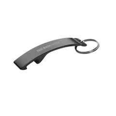 Vue Alu Opener porte-clés de couleur noir| Krokrodeal