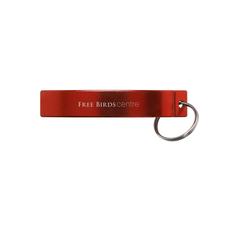 Vue Alu Opener porte-clés de couleur rouge| Krokrodeal
