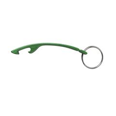 Vue Alu Opener porte-clés de couleur vert| Krokrodeal