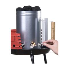 Vue Cheminee Allume-Barbecue de couleur gris| Krokrodeal
