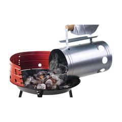 Vue Cheminee Allume-Barbecue de couleur gris| Krokrodeal