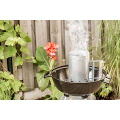 Vue Cheminee Allume-Barbecue de couleur gris| Krokrodeal