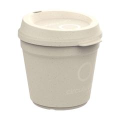 Vue CirculCup Lid 200 ml de couleur beige| Krokrodeal