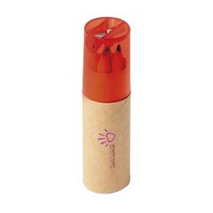 Vue ColourTube crayons de couleur de couleur rouge| Krokrodeal