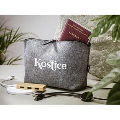 Vue SmartBag Felt sac accessoire de couleur gris| Krokrodeal