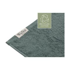 Vue Walra Towel Remade Cotton 50 x 100 serviette de couleur vert| Krokrodeal
