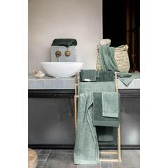 Vue Walra Bath Towel Remade Cotton 70x140 serviette de bain de couleur vert| Krokrodeal