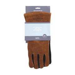 Vue Gusta Gants de barbecue de couleur marron| Krokrodeal