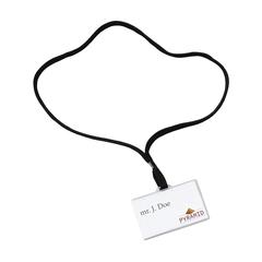 Vue LanyardBadge porte-carte de couleur translucide| Krokrodeal