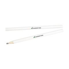 Vue Menuisier crayon de menuisier de couleur blanc| Krokrodeal