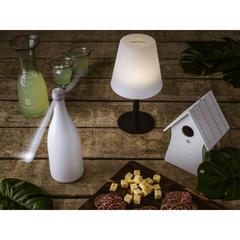 Vue Gusta Lampe de table solaire de couleur blanc| Krokrodeal