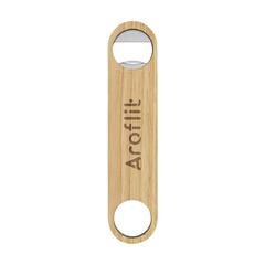 Vue Abri Bamboo Opener décapsuleur de couleur marron| Krokrodeal