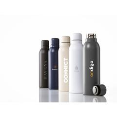 Vue Helios Recycled Steel Bottle 470 ml bouteille thermos de couleur beige| Krokrodeal