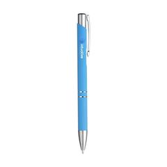 Vue Ebony Soft Touch Accent stylo de couleur bleu| Krokrodeal