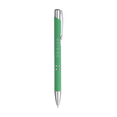 Vue Ebony Soft Touch Accent stylo de couleur vert| Krokrodeal