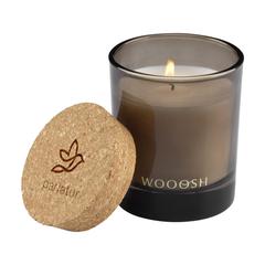 Vue Wooosh Scented Candle Green Herbs bougie parfumée de couleur marron| Krokrodeal