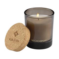 Vue Wooosh Scented Candle Hidden Fig bougie parfumée de couleur marron| Krokrodeal