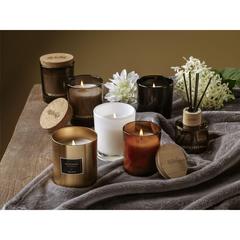 Vue Wooosh Scented Candle Hidden Fig bougie parfumée de couleur marron| Krokrodeal